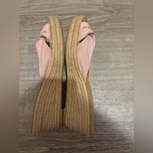 💝 GAP~PINK+PERFECT WEDGE SLIP ON~SIZE 7